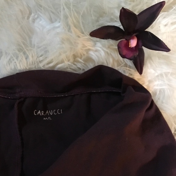 Caraucci skirted ruched leggings M/L roll up ankle - Picture 2 of 6